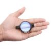 ZUVGEES Round TR90 Folding Blue-Light-Blocking Reading Glasses for Men and Women, Black, +3.00 view 4