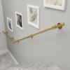 CL-ZZZ Wall Handrail for Stair Steps, Complete Kit, Outdoor Anti-Slip Safety Grab Bar, Gold (360 cm) view 3