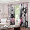 KQDMYT Blackout Thermal Curtains with Eyelets, Pink City Car Design, 170 x 200 cm, 2-Piece Set view 2
