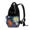 LDIYEU Rocket Space Cartoon Astronaut Diaper Backpack view 4