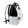 LDIYEU Snowman Winter Ses Baby Diaper Bag Travel Backpack, Large-Capacity Shoulder Mom Bag for Outdoor Travel view 3