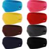 8-Pack Fleece Ponytail Headbands for Winter view 1