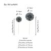 Frau WUNDERVoll 12 Rose-Gold Paper Fan Cake Toppers view 3