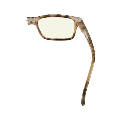 Eyekepper Tortoiseshell Blue-Light-Filtering Reading Glasses, Right Eye +1.50, Different Strengths per Eye