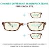 Eyekepper Tortoiseshell Blue-Light-Filtering Reading Glasses, Right Eye +1.50, Different Strengths per Eye view 2