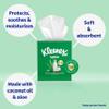 Kleenex Soothing Lotion Facial Tissues with Coconut Oil, Aloe & Vitamin E, 3-Ply, 4 Flat Boxes, 120 Tissues per Box (480 Tissues Total), White, 54295 view 2