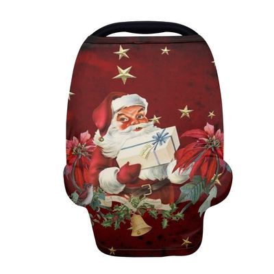 Jeiento Santa Car Seat Cover for Babies, Stretchy, Multipurpose, Full Coverage, Red