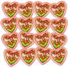 10-Pack Gingerbread Hearts Variety Box, “Merry X-Mas,” 14 cm view 1