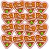 16 Gingerbread Hearts, Assorted Box, “Merry Christmas,” Single Variety, 21 cm view 1