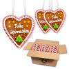 16 Gingerbread Hearts, Assorted Box, “Merry Christmas,” Single Variety, 21 cm view 2