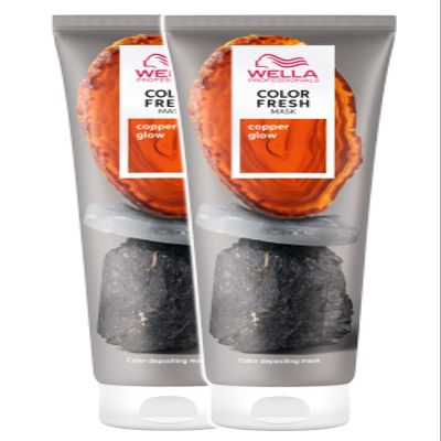 2-Pack Wella Professionals Color Fresh Mask Copper Glow, 150 ml