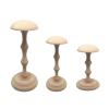 caihuashopping Wooden Wig Stand and Hat Rack, Wig Cap Display Holder, Color S view 2