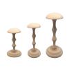 caihuashopping Wooden Wig Stand and Hat Rack, Wig Cap Display Holder, Color S view 3