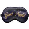 Gold Good Night Sleep Mask for Travel, Relaxation, Bedtime, and Naps [042] view 1