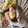 Travel Relax Sleep Mask, Eye Cover, Bed Emoji, Nap Eye Mask, "Wine Made Me Do It 2" [042] view 2