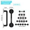 CL-ZZZ Black Staircase Safety Grab Bar, Wrought-Iron Handrail for Stairs, Verandas and Decks, 480 cm view 2