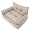 PillowPrim Quilted Dog Bed, Ekolen, XXXL - 132 x 106 cm, Beige view 1