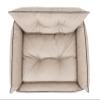 PillowPrim Quilted Dog Bed, Ekolen, XXXL - 132 x 106 cm, Beige view 2