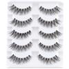 3D False Eyelashes, Natural Look, Handmade Fluffy Strip Lashes, Multipack (HS17-7) view 1