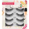 3D False Eyelashes, Natural Look, Handmade Fluffy Strip Lashes, Multipack (HS17-7) view 2
