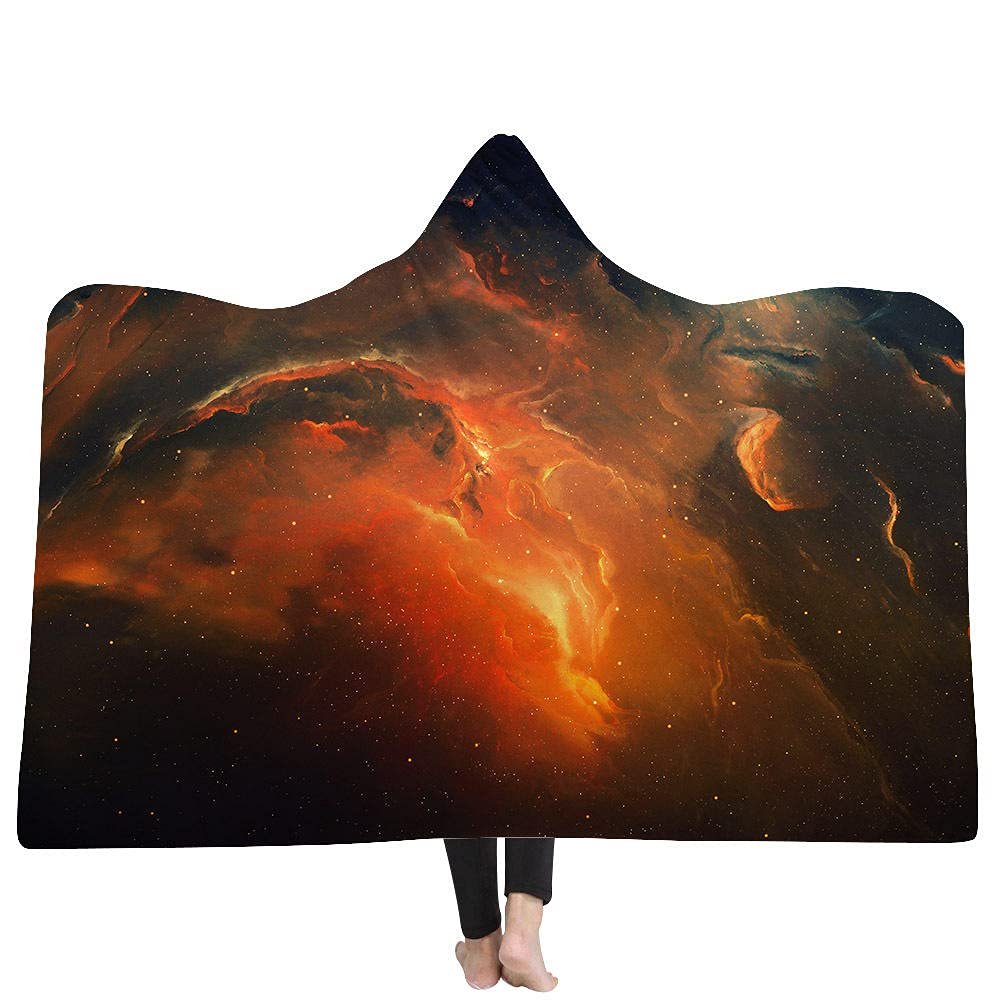 Hooded Blanket, Starry Sky Planet Series