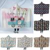 YUNHOME Hooded Blanket, Cartoon Series, 150 × 130 cm view 2