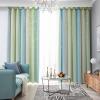 Children's Star Blackout Curtain, Yellow and Blue Rainbow Rods, 240 x 120 cm view 1