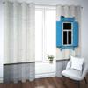KQDMYT Blackout Curtains, Retro House Blue Window Design, 183 x 214 cm view 3
