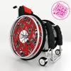 24" SuperSpokeGuard.com Wheelchair Spoke Guards A-225 (Price per Pair) view 2