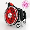 17" SuperSpokeGuard.com Wheelchair Spoke Guards A-224 (Pair) view 2