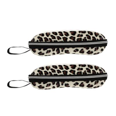 HEALLILY 2-Pack Square Hard-Shell Eyeglass Cases for Women