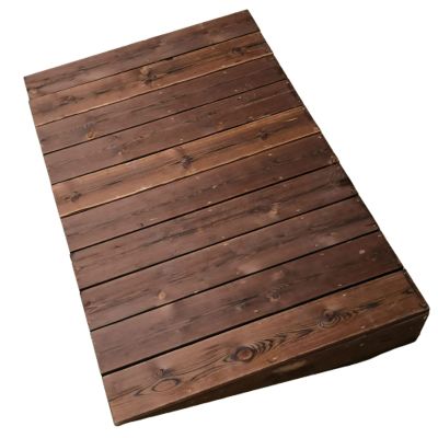 Extra-Wide Portable Non-Slip Threshold Ramp for Wheelchairs