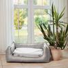 Juelle Pola Small Dog Bed with Removable Cover, XXS–XL, Dark Brown view 3
