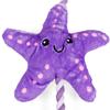 Petface Planet Samantha Dog Toy, Starfish, Eco-Friendly view 2