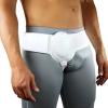 Men’s Inguinal Hernia Belt, Adjustable Hip Support, Right and Left, White view 3