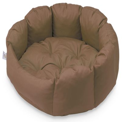 BARRY & LUCY Dog Bed with High Sides, Brown, S (40 cm)