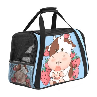 Soft-Sided Pet Carrier Bag for Cats, Dogs and Puppies