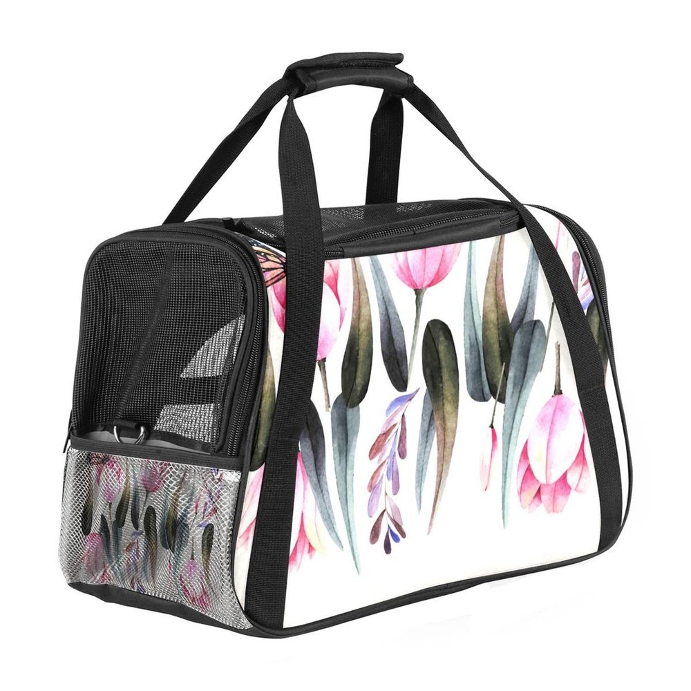 Pet Carrier Bag for Cats, Dogs, and Puppies, Foldable and Airline-Approved