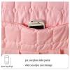 1-Piece Beauty Salon Massage Table Bed Skirt with Face Hole, Pillowcase and Stool Cover view 4