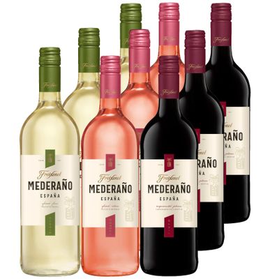 Mederao 1 L Special Edition 9-Bottle Tasting Pack: 3 Blanco, 3 Rosado, 3 Tinto