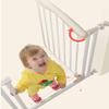 Sywlwxkq Baby Safety Gate, Auto-Close, Extra-Tall Durable Pet Gate with Door, Walk-Through Child Gate for Stairs, Doors and Hallways, Adjustable (White, 98 cm-) view 4