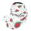 Red Watermelon Baby Car Seat Canopy and Nursing Cover view 2