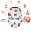 Red Watermelon Baby Car Seat Canopy and Nursing Cover view 4