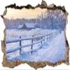 3D Winter Landscape Wall Stickers for Baby and Toddler Rooms, 50 x 70 cm view 1