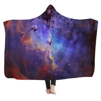 Starry Sky Hooded Blanket, 200 × 150 cm