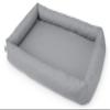 BARRY & LUCY Dog Bed with Raised Edge, Washable and Shape-Retaining (S, Gray) view 1