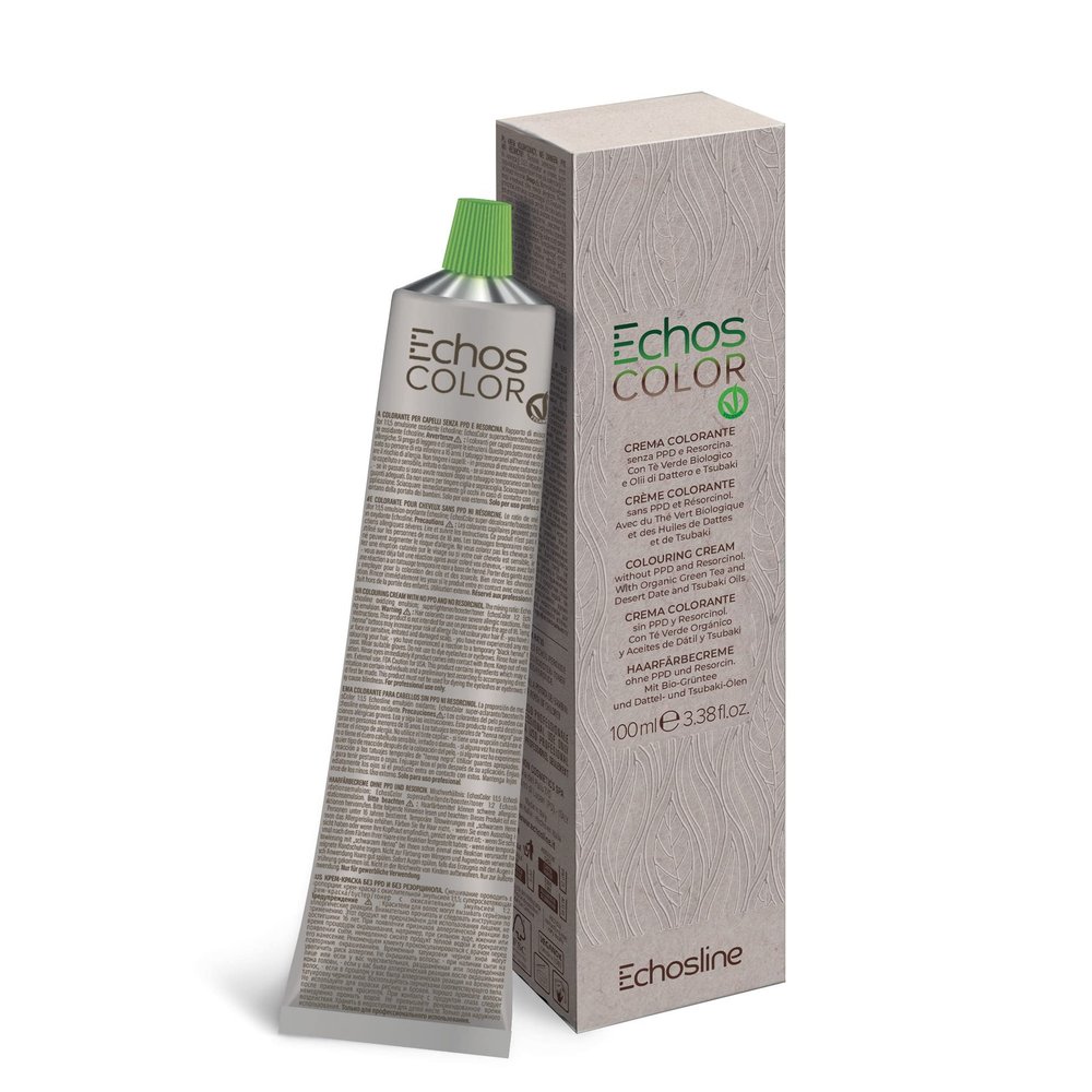 New Echos Color 4.55 Mahogany Chestnut – PPD- and Resorcinol-Free Color Cream – 100 ml