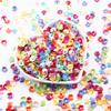 6 mm Mixed-Cup Plum Flower Sequins for Nail Art, Orange-Gold, 10 g view 2