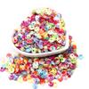 6 mm Mixed-Cup Plum Flower Sequins for Nail Art, Orange-Gold, 10 g view 3