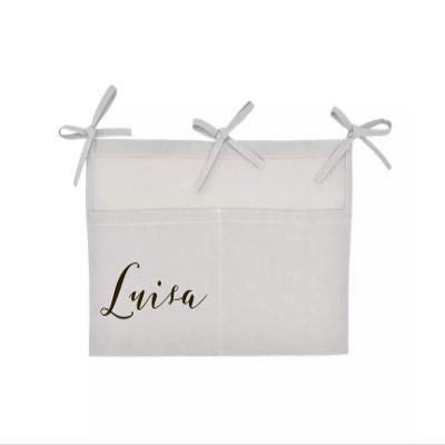 Nysashop Personalized Baby Bed Organizer Bag